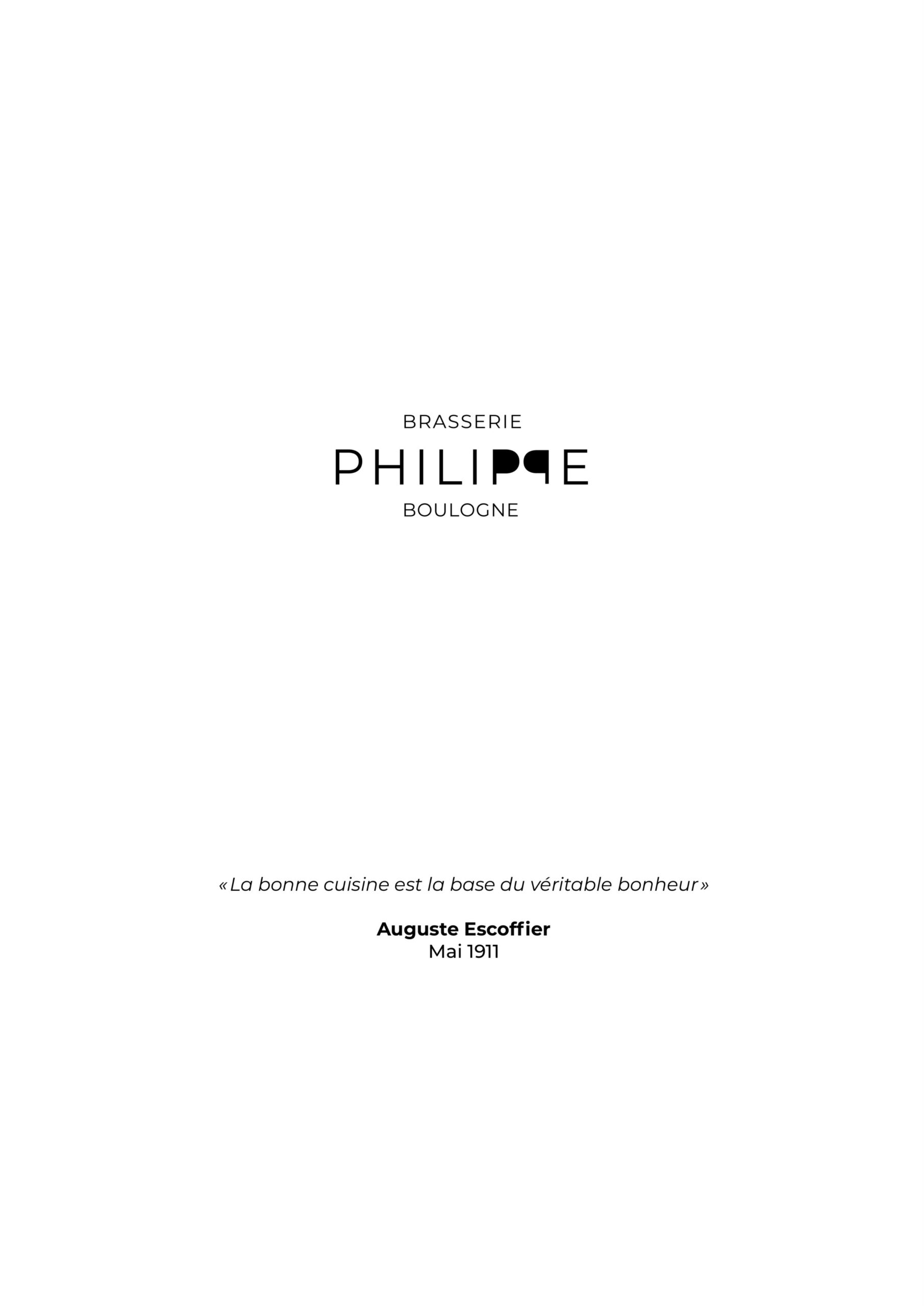 Le Menu- Brasserie Philippe_1