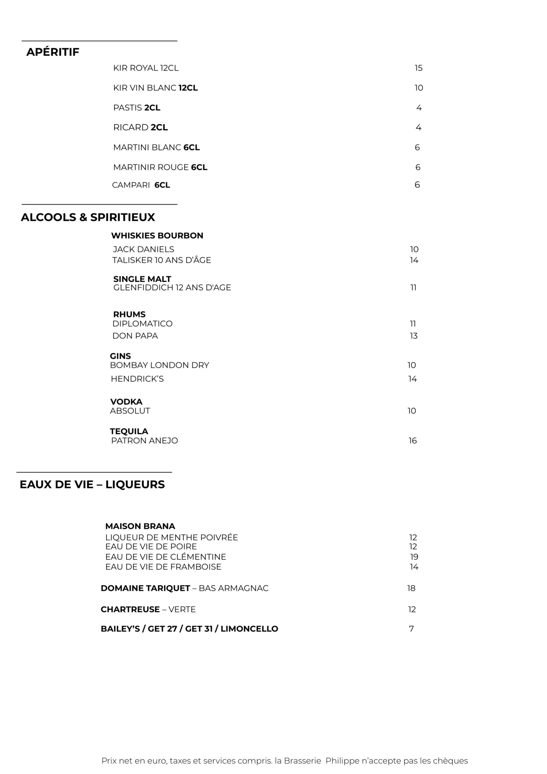 Le Menu- Brasserie Philippe_8